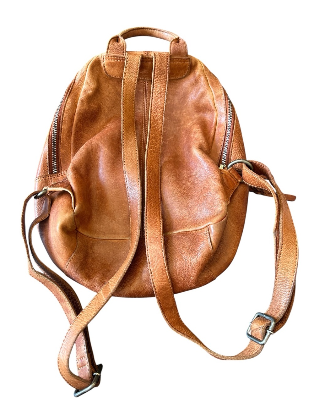 Vilenca Holland Women's
Brown
Genuine Leather Woven Backpack - Picture 2 of 5